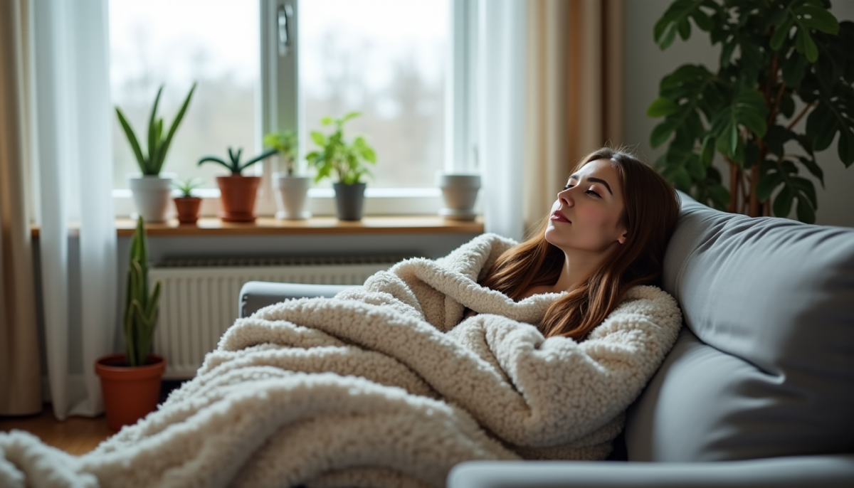 Passer à une couverture lestée : impacts sur le confort au lit et au canapé